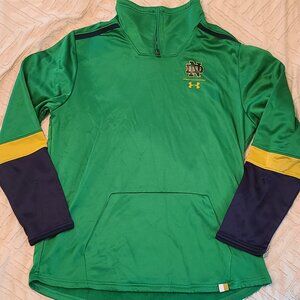 Men's Notre Dame Under Armour Quarter Zip